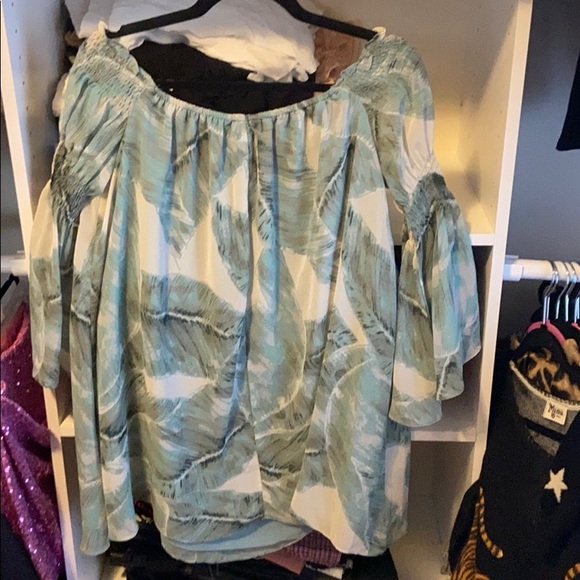 Palm Print Dress - Picture 3 of 3